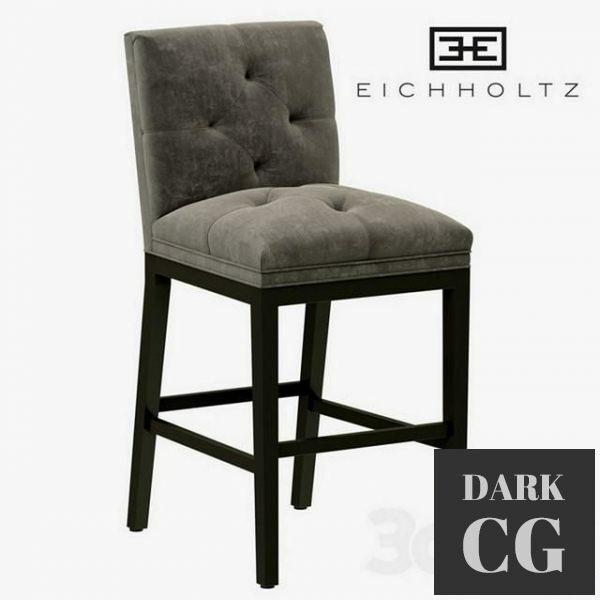 3D Model Eichholtz Bar Stool Cesare