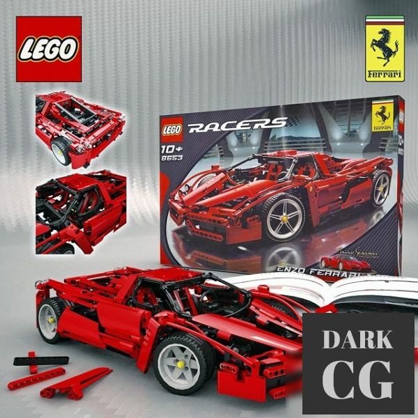 3D Model LEGO FERRARI ENZO