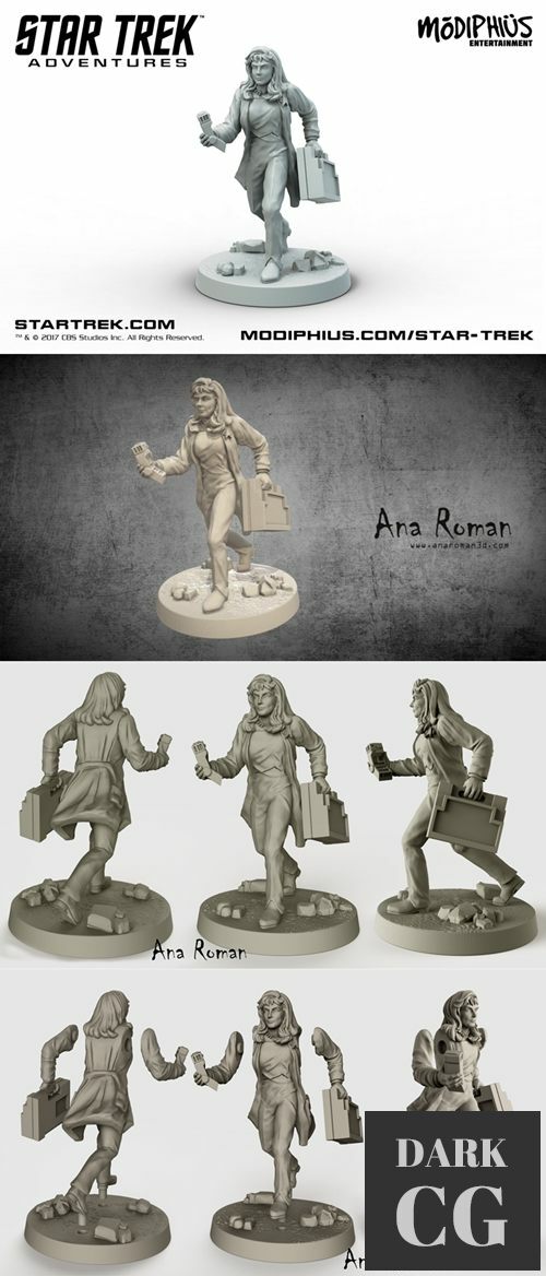 Beverly Crusher - Star Trek Adventures – 3D Print