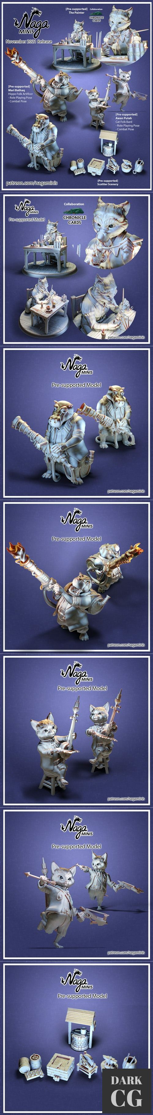 Naga Minis November 2021 – 3D Print
