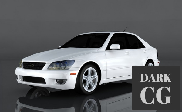 3D Model 2003 Lexus IS300