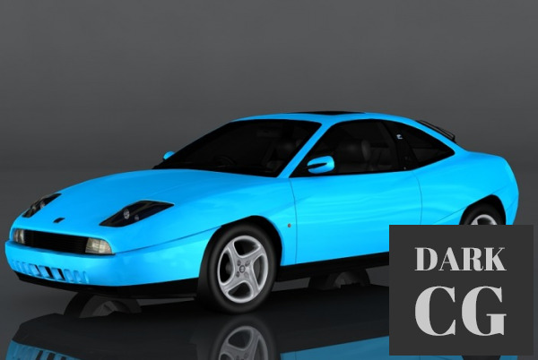 3D Model 2000 FIAT Coupe Turbo