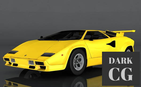 3D Model Lamborghini Countach LP5000