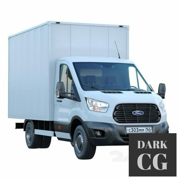 3D Model Ford Transit Camion
