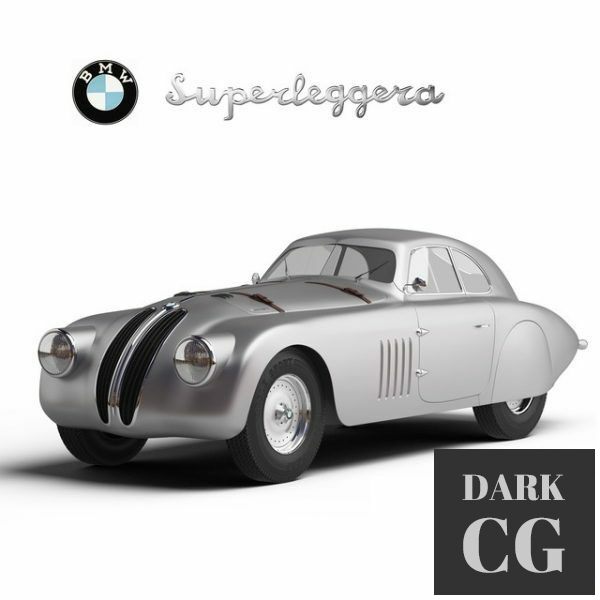 3D Model BMW 328 Mille Miglia Touring Coupe
