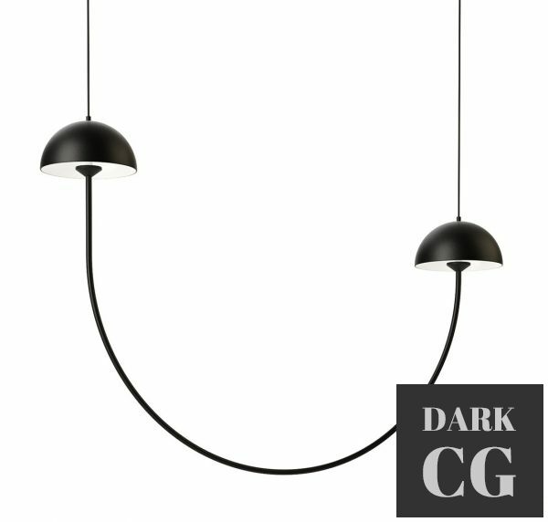 3D Model Champignon Pendant Light by Luxcambra
