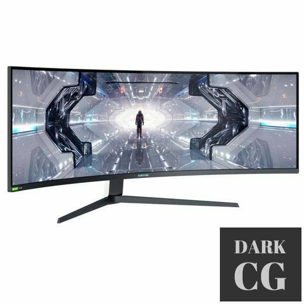 3D Model Odyssey G9 QLED Dual QHD Gaming Monitor by Samsung