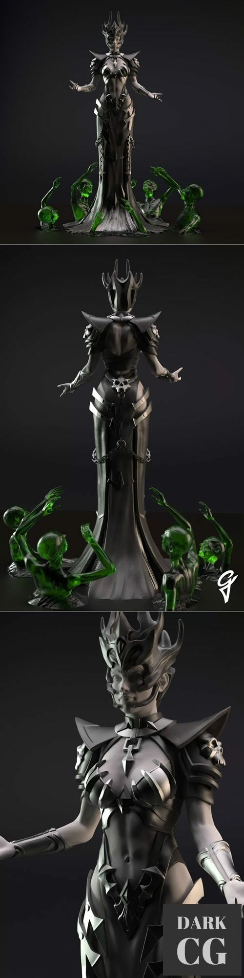 Neycrom – The Priestess of Death – 3D Print