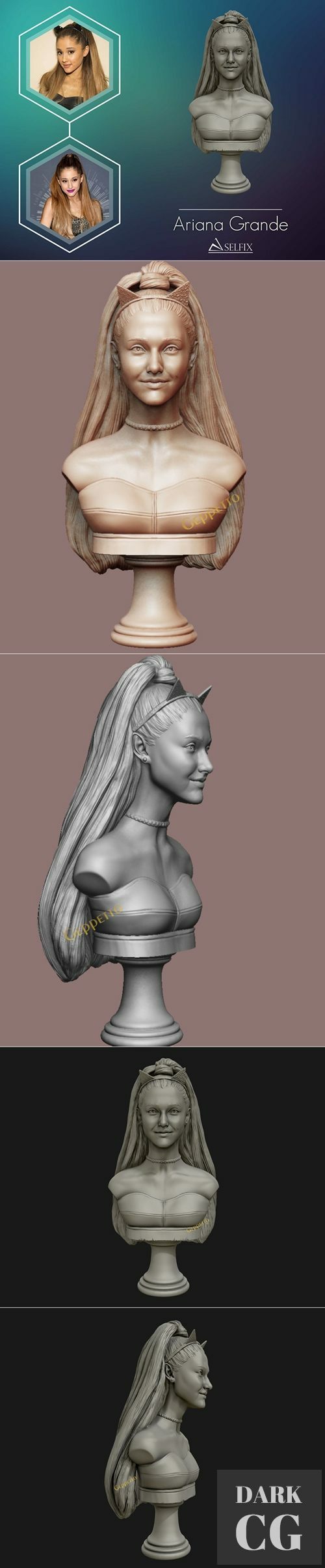 3D Model Ariana Grande 3D Print
