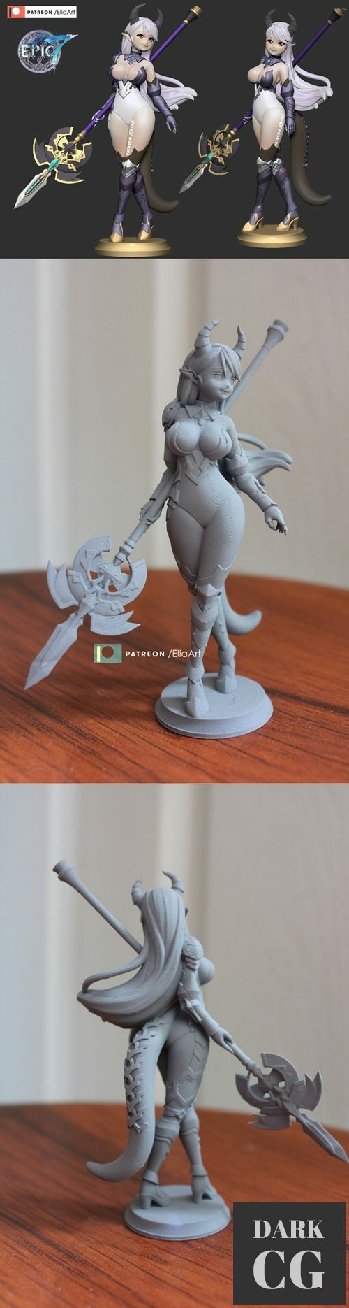 Luna EpicSeven – 3D Print