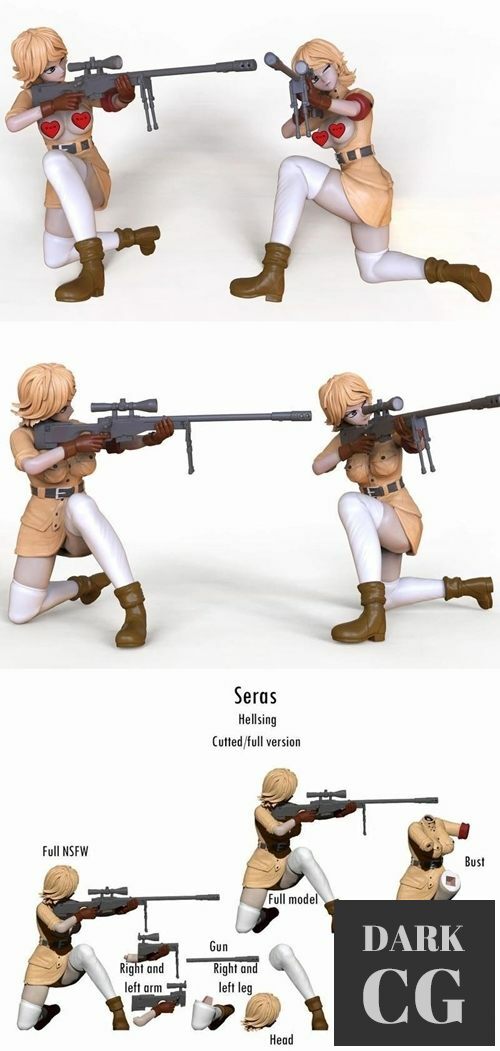 Seras Hellsing – 3D Print