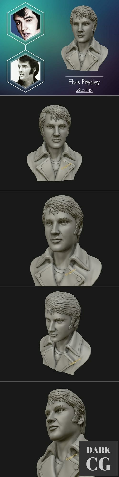 Elvis Presley – 3D Print