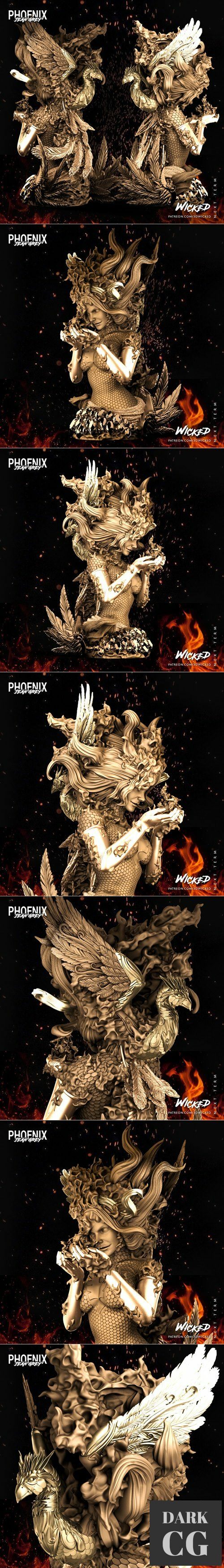 3DWicked - Phoenix Bust – 3D Print