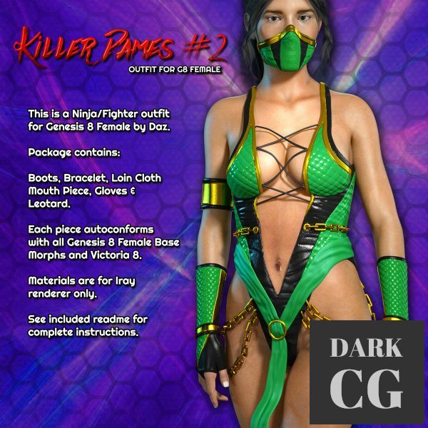 Exnem Killer Dames 2 Outfit for G8 Female