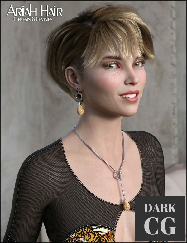 Daz3D, Poser: Ariah Hair for Genesis 8 Females