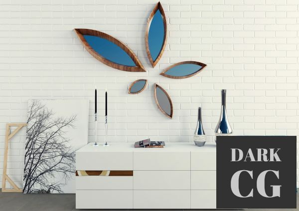 3D Model Decorative set Horm v 01