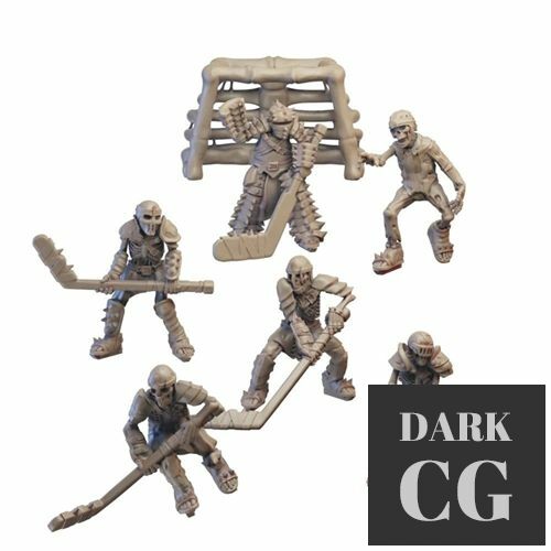 Undead Hockey Team – 3D Print