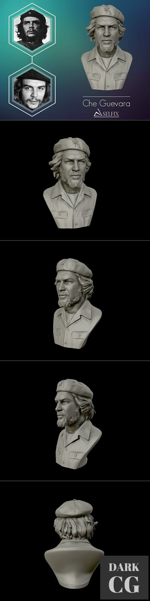 Che Guevara Bust – 3D Print