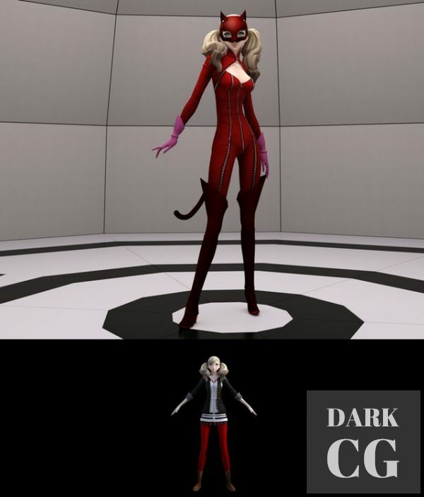 Takamaki Ann for G8F and G8.1F Daz3D, Poser: Takamaki Ann for G8F and G8.1F