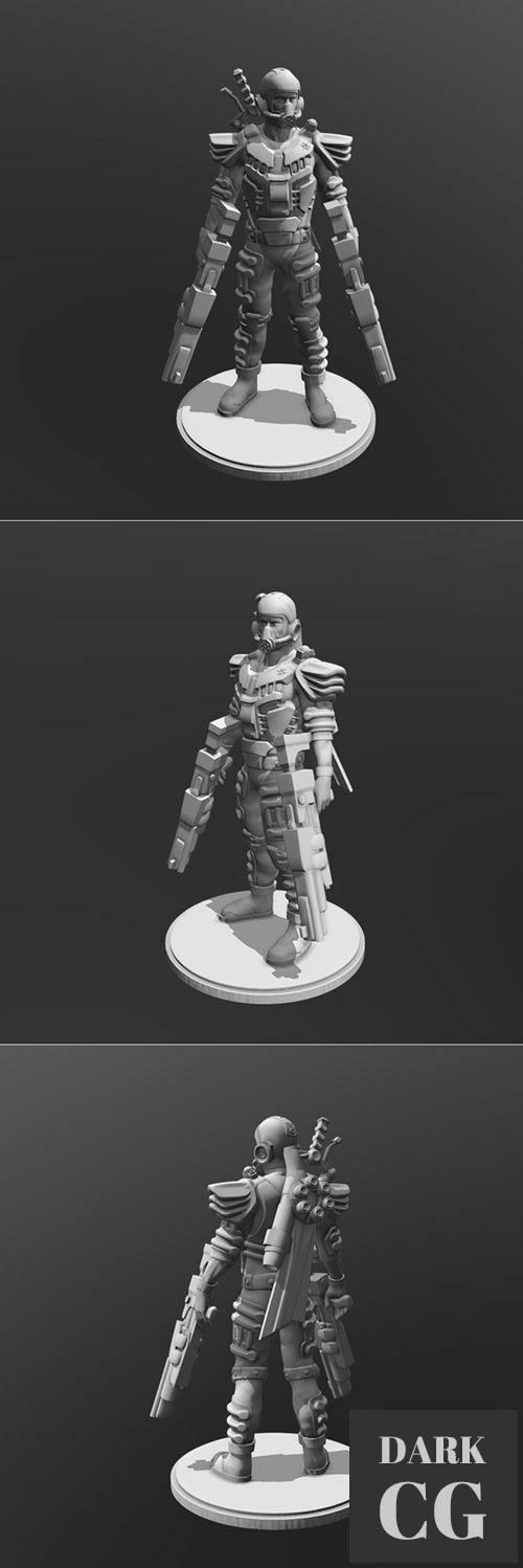 Captain MK2 – 3D Print