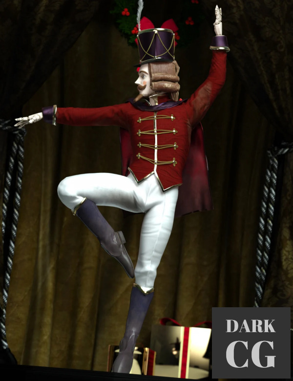 Nutcracker Doll Poses Daz3D, Poser: Nutcracker Doll Poses