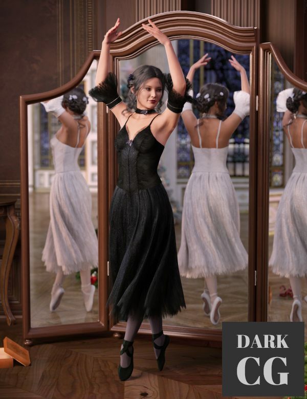 Daz3D, Poser: dForce Ballet Dreams for Genesis 8.1 Female