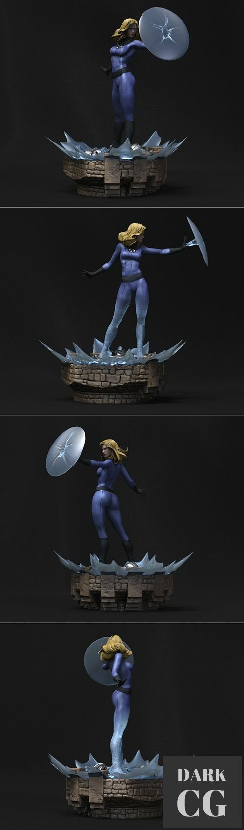 Fantastic 4 Invisible Woman – 3D Print