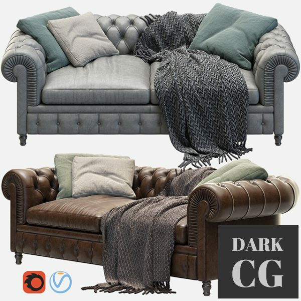 3D Model Chester One Sofas
