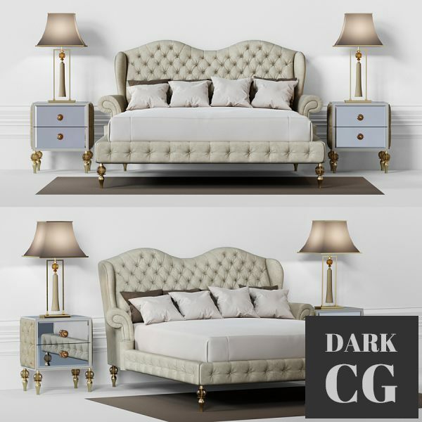 3D Model DOLFI ADELAIDE BED