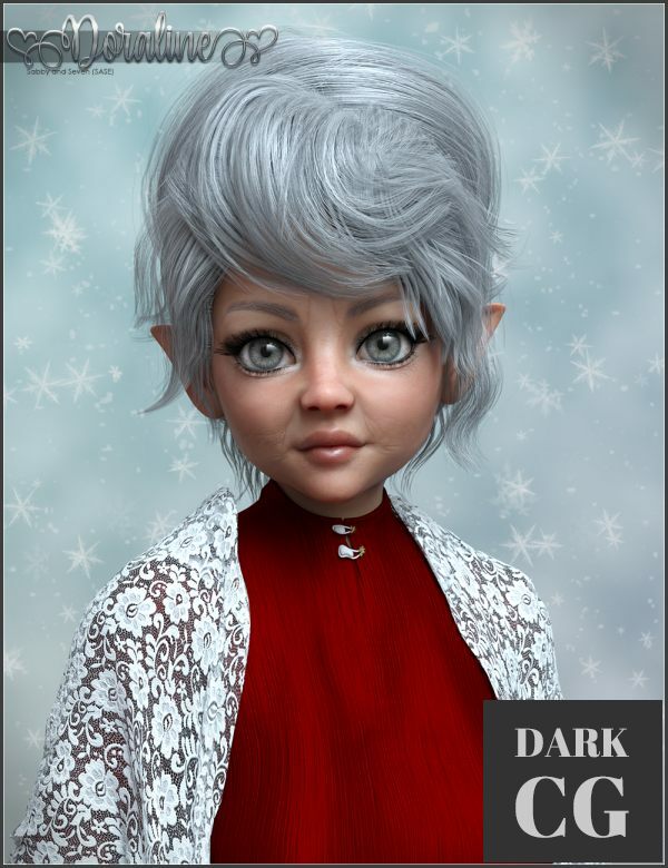 SASE Doraline for Genesis 8 and Genesis 8.1 Female Daz3D, Poser: SASE Doraline for Genesis 8 and Genesis 8.1 Female