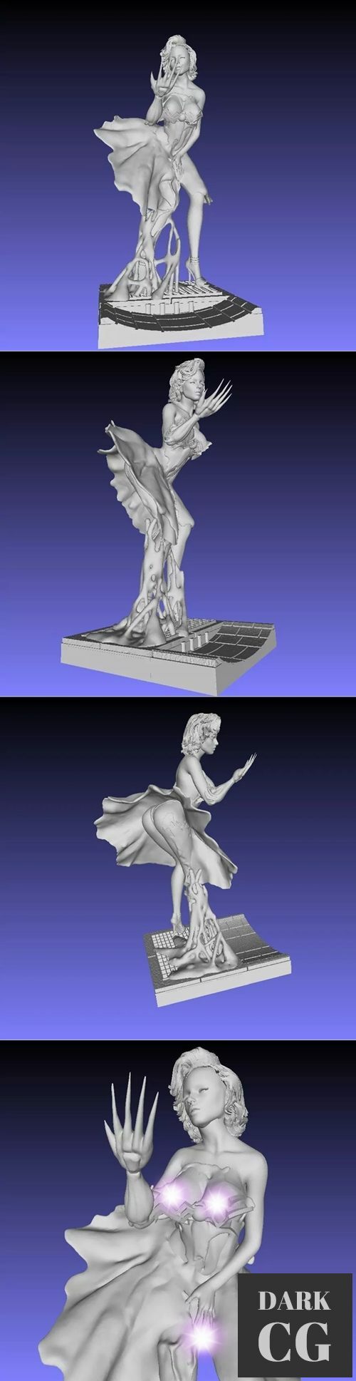 Mary Jane Monroe aka Female Venom - Bimbo Series Model 2 – 3D Print