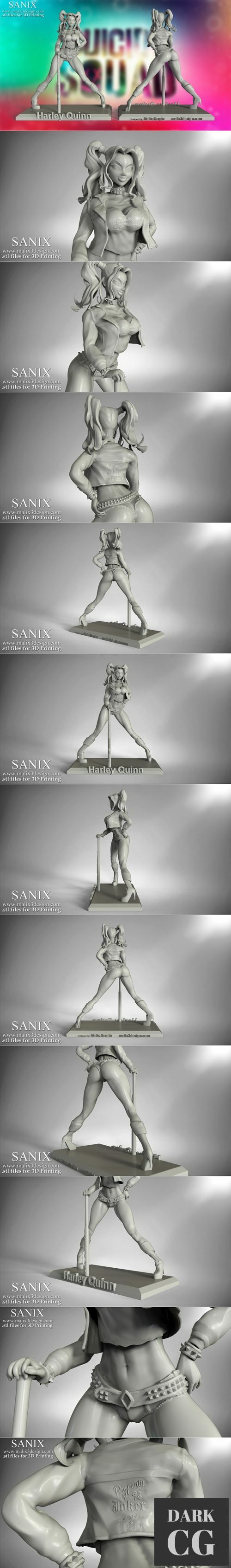 Harley Quinn - Suicide Squad sanix – 3D Print