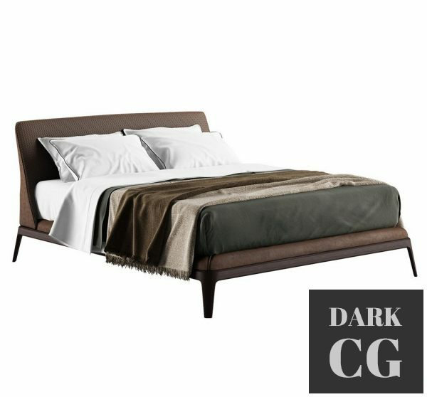 3D Model Kelly Bed by Poliform