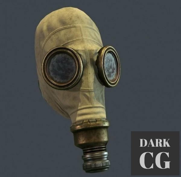 3D Model Gasmask PBR