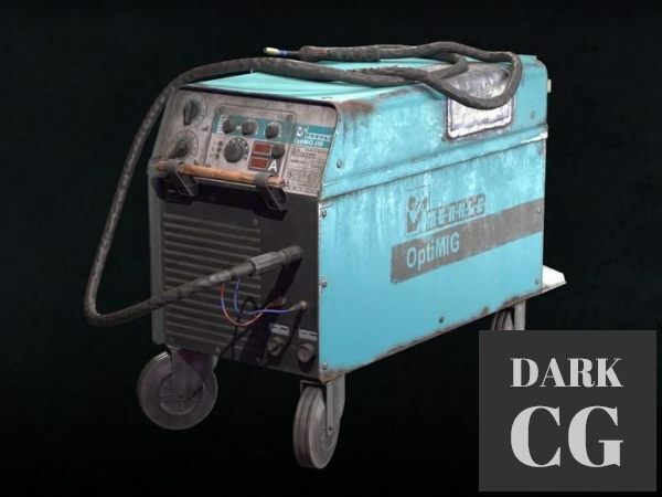 3D Model OptiWIG 450W Welding machine PBR