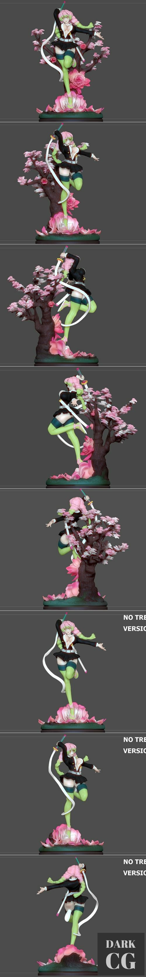 KANROJI Mitsuri KIMETSU NO YAIBA ANIME GIRL – 3D Print