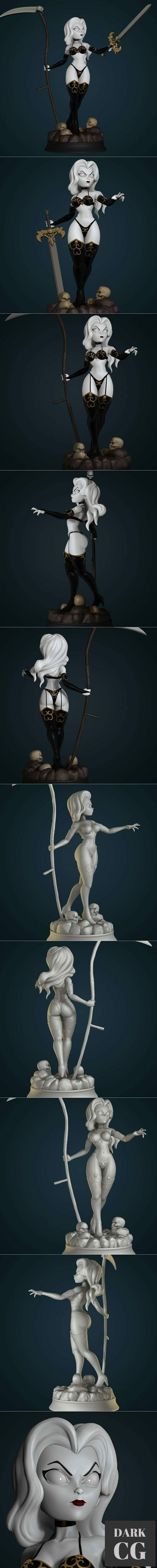 Lady Death – 3D Print
