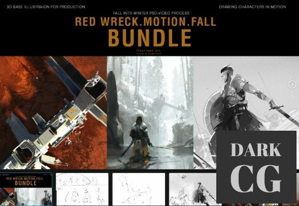 BUNDLE Characters in Motion Red Wreck BONUS Fall into Winter