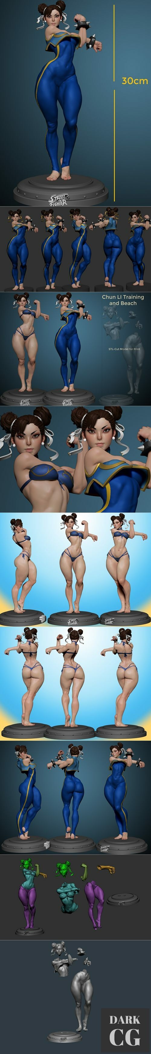 ChunLi All version – 3D Print