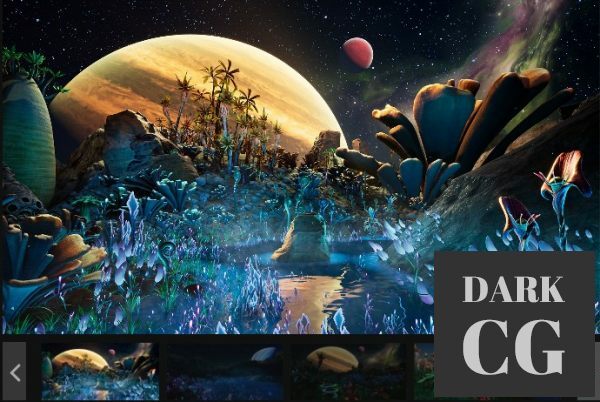 Unreal Engine Marketplace Alien Plants Vol 2