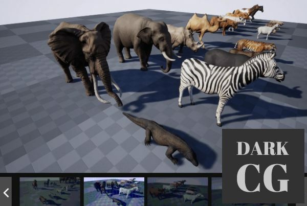 Unreal Engine Marketplace – Animal Pack Ultra 2