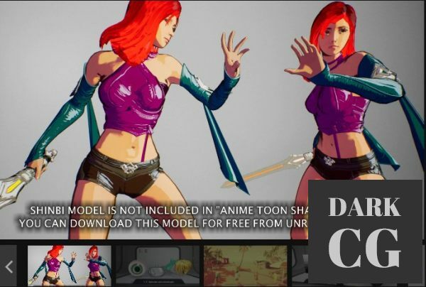 Unreal Engine Marketplace Anime Toon Shading