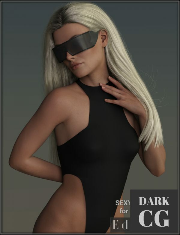 Sexy Monokini 1 for G8 and G8.1 Females Daz3D, Poser: Sexy Monokini 1 for G8 and G8.1 Females