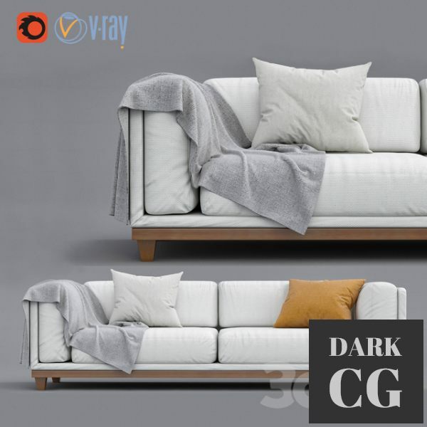 3D Model Sofa CASE Triple