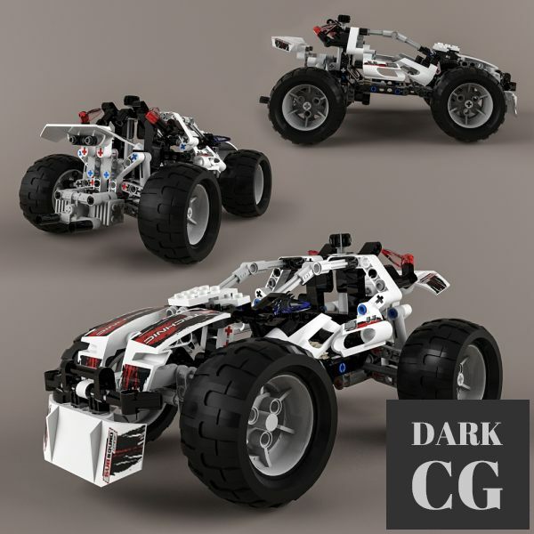 3D Model 8262 Quad Bike Alternative Model