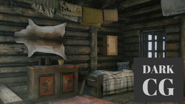 Unreal Engine Marketplace Log Cabin