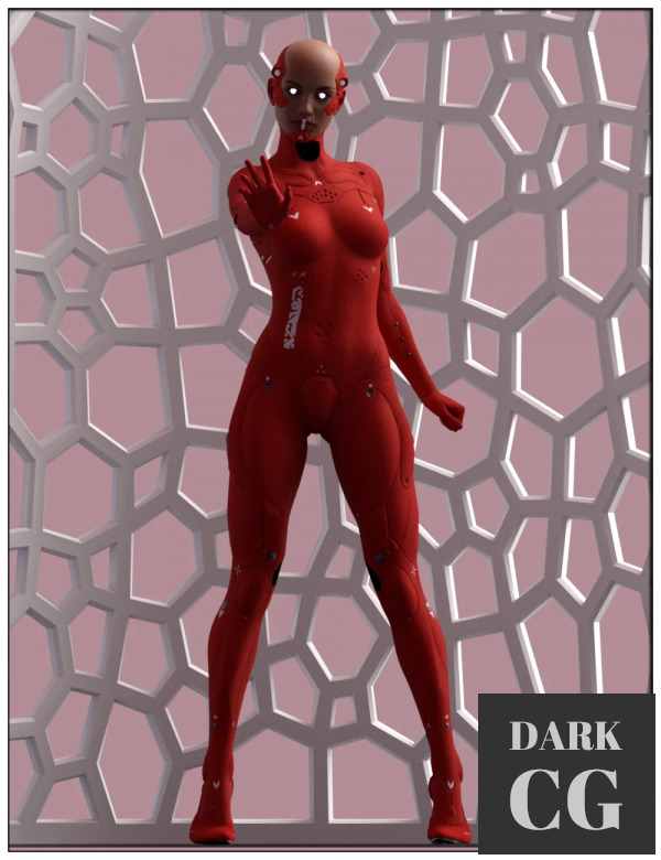CyberDream Karla 2.0 for Genesis 8 Female Daz3D, Poser: CyberDream Karla 2.0 for Genesis 8 Female