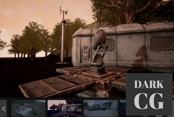 Unreal Engine Marketplace Abandoned Space Station