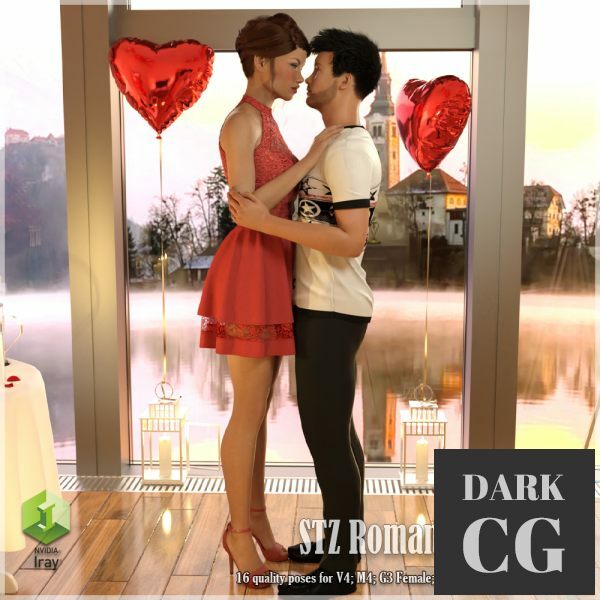 Daz3D, Poser: STZ Romantic meeting