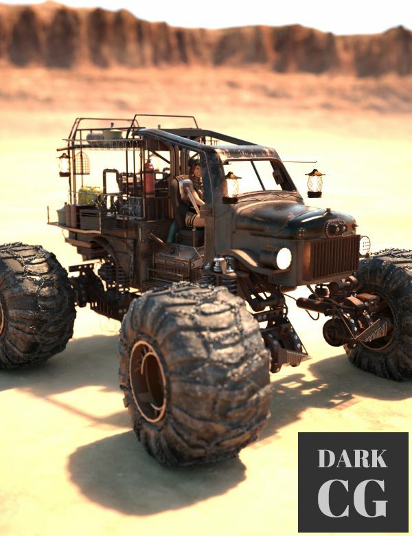 Daz3D, Poser: Wasteland Offroader